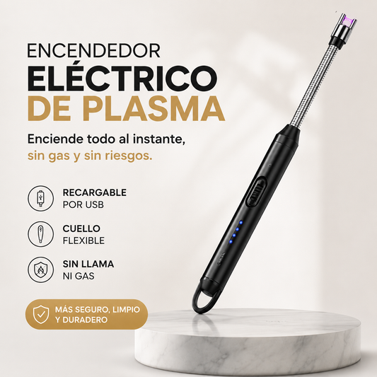 PlasmaFlex™ - Enciende Todo al Instante, Sin Gas y Sin Riesgos.