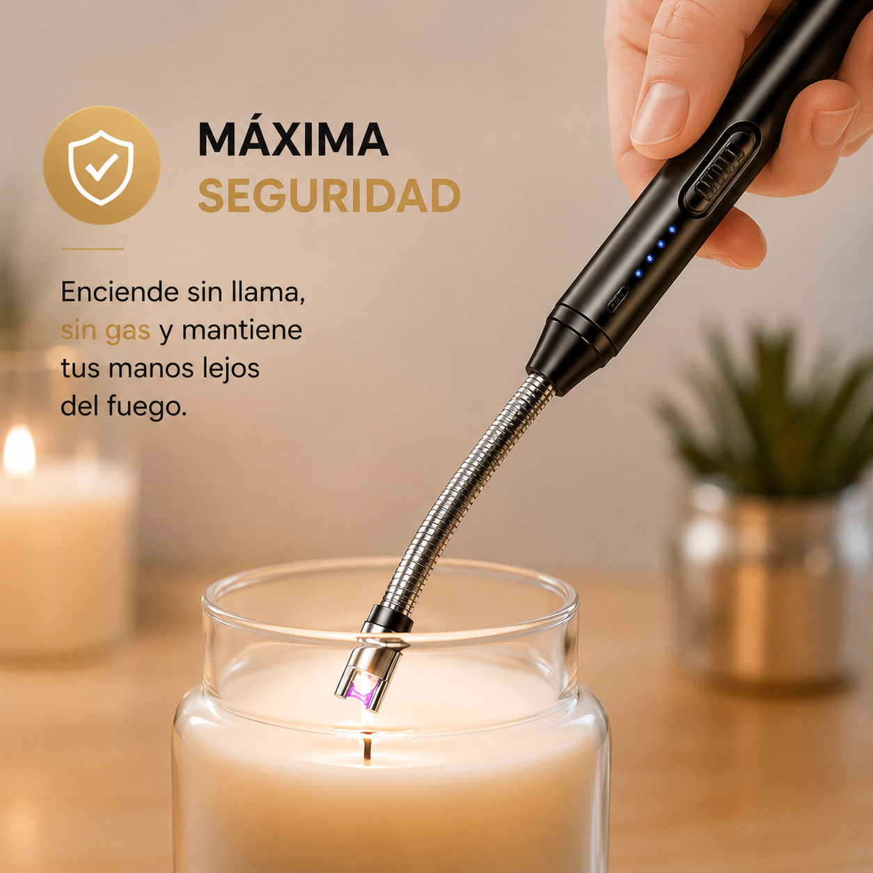 PlasmaFlex™ - Enciende Todo al Instante, Sin Gas y Sin Riesgos.
