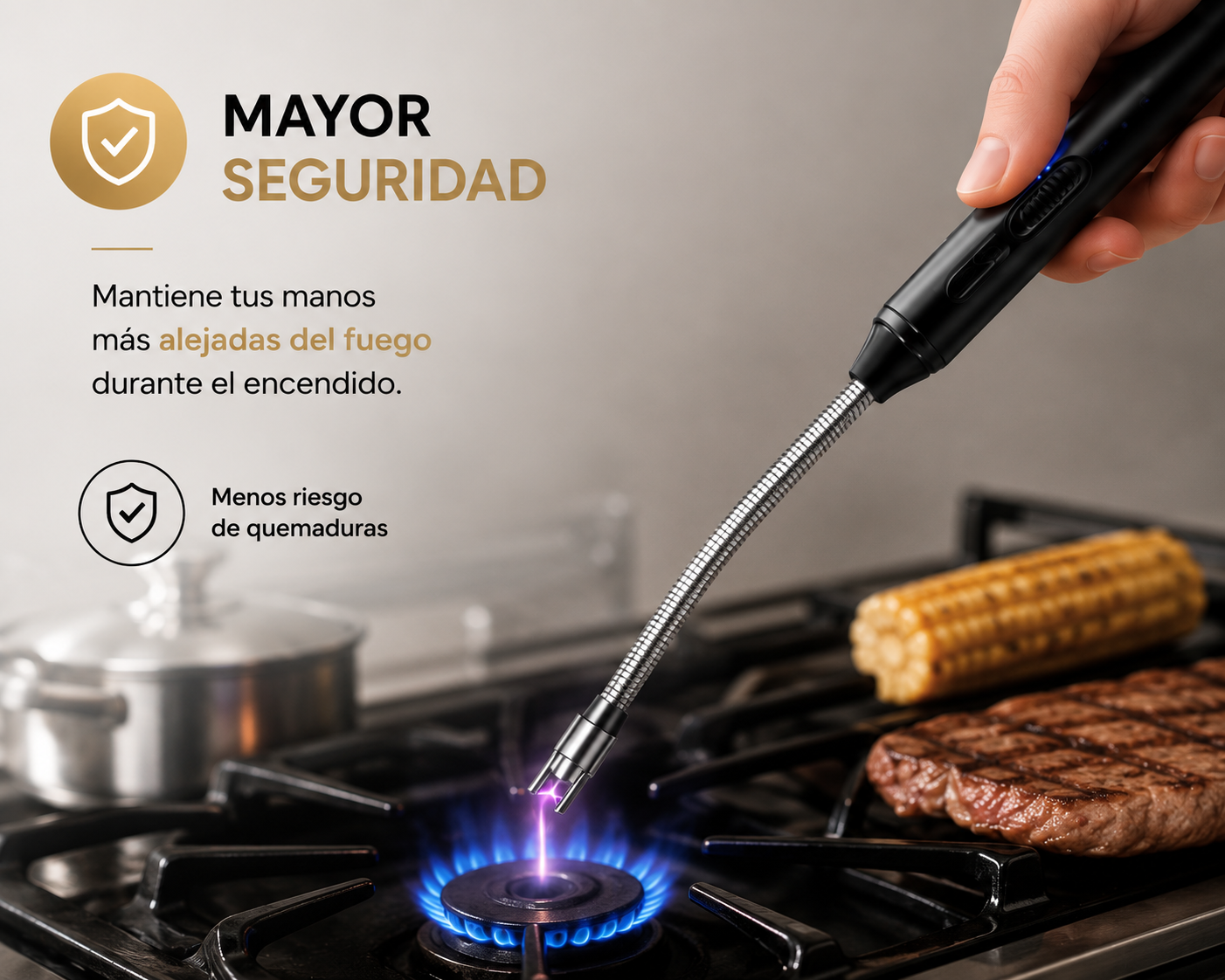 PlasmaFlex™ - Enciende Todo al Instante, Sin Gas y Sin Riesgos.