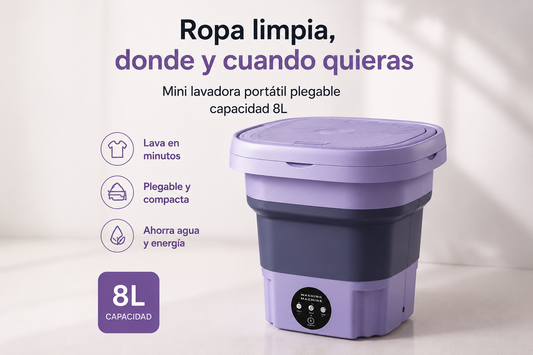 MiniClean - Lava tu ropa esencial en minutos, estés donde estés.