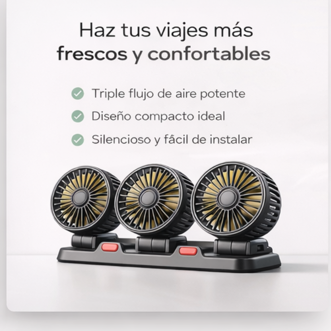 FreshDrive - Dile adiós al calor dentro de tu carro en segundos.